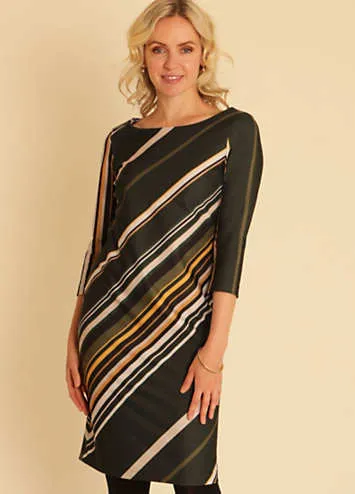 Pomodoro Stripe Shift Dress | Grattan