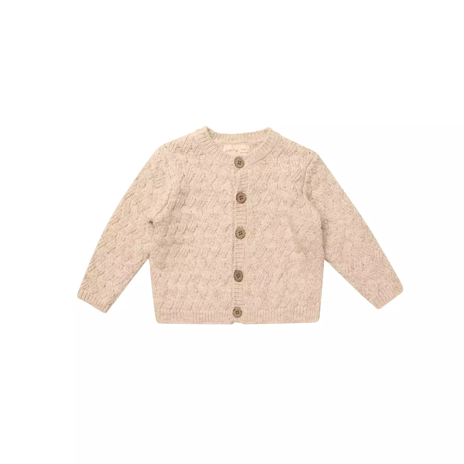 Quincy Mae Knit Cardigan Sweater - Shell