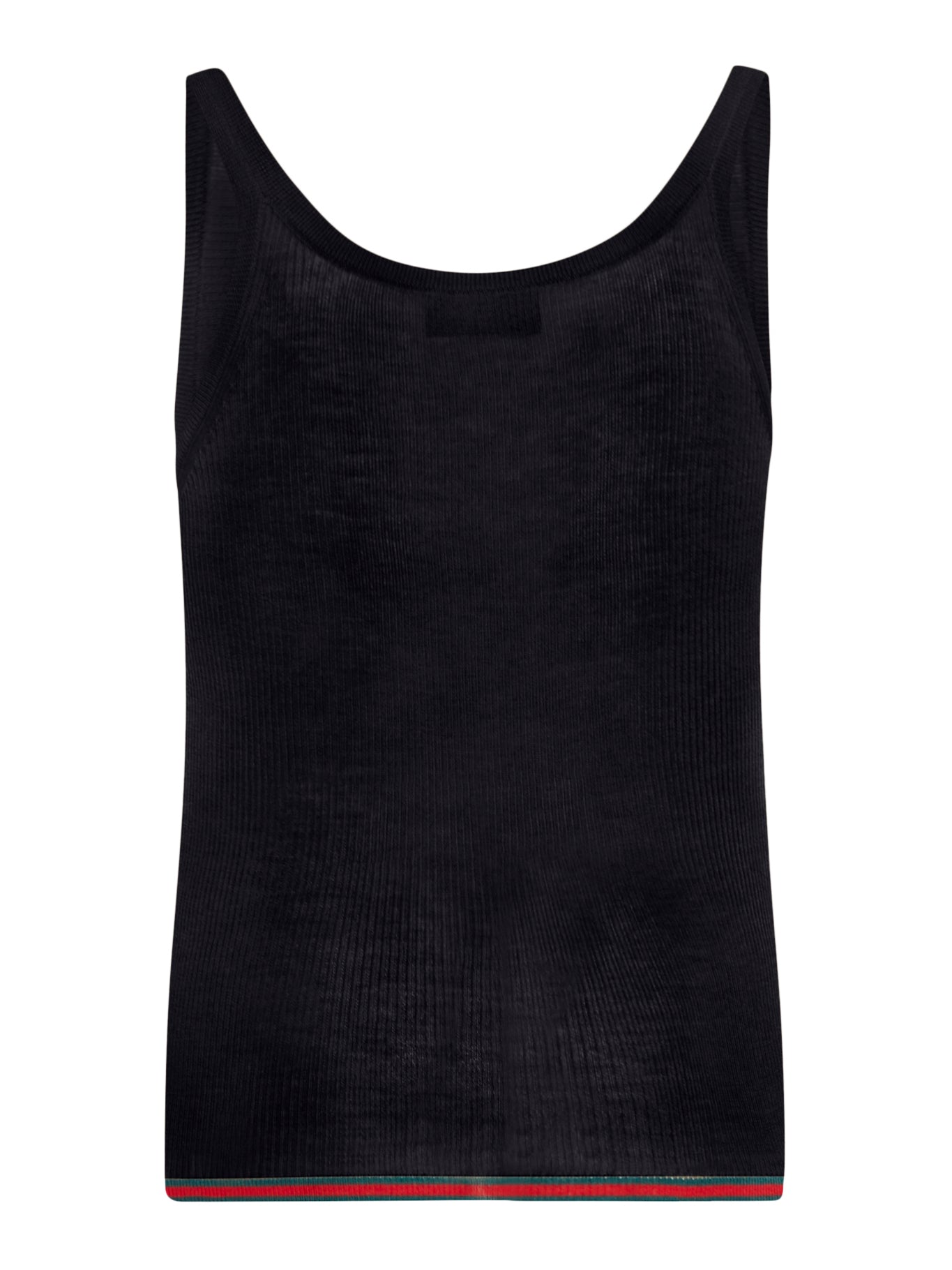 RIBBED SILK AND CASHMERE TANK TOP