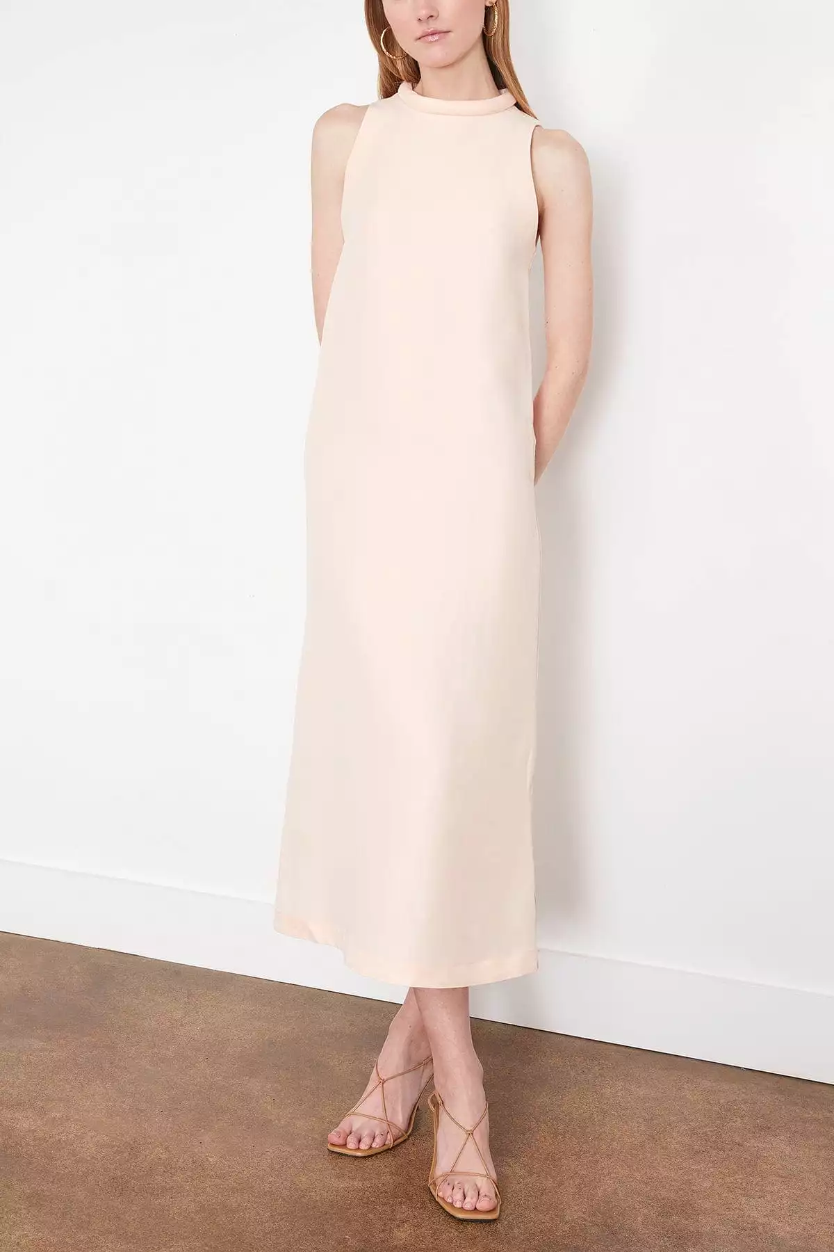 Rivida Long Dress in Cream Rose