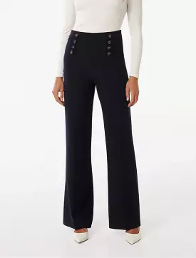 Sara Button Wide Leg Pants