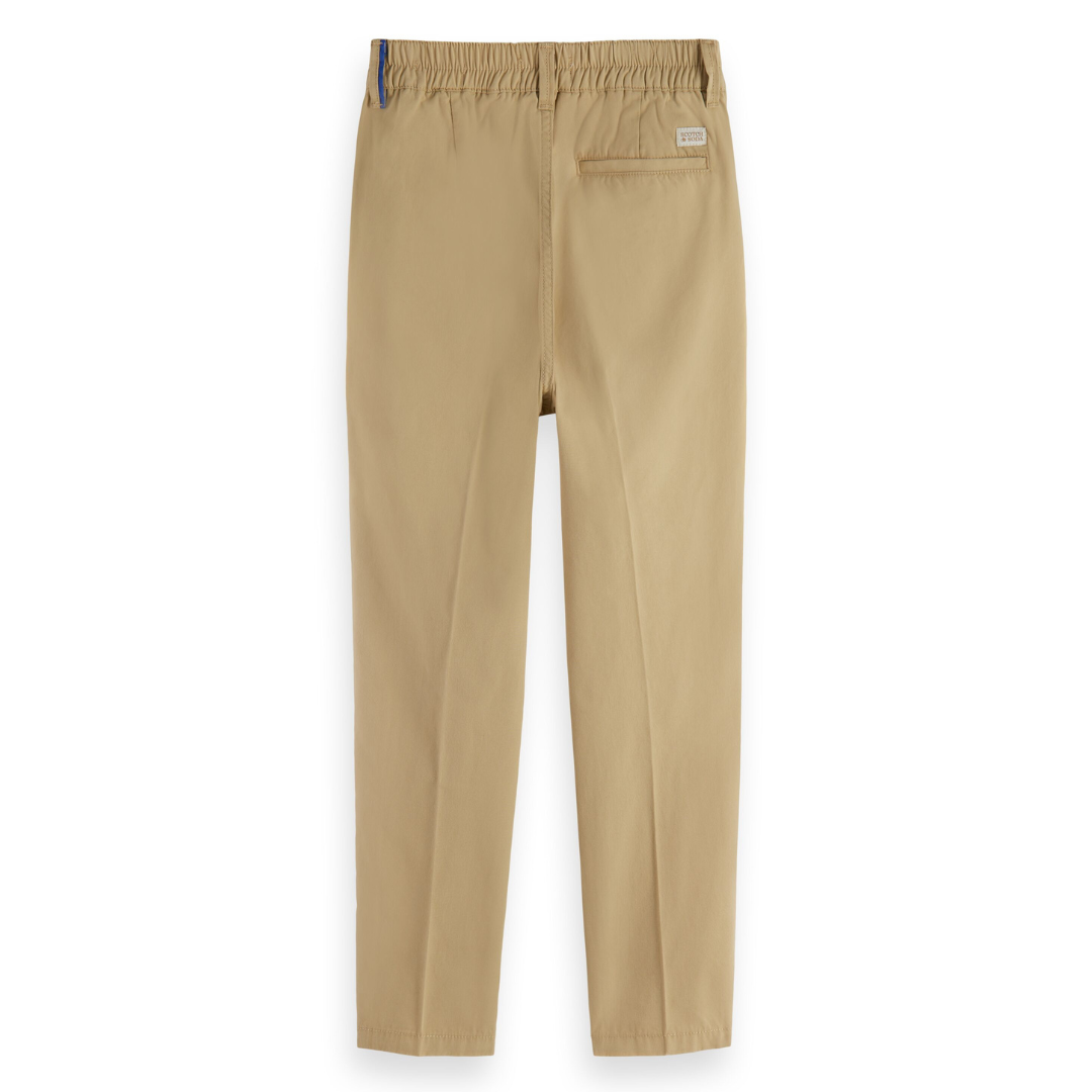 Scotch & Soda Boys Loose Tapered Fit Chino Khaki Pants _ 24168902