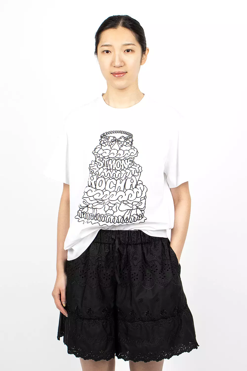 Short Sleeve T-Shirt Cake Print