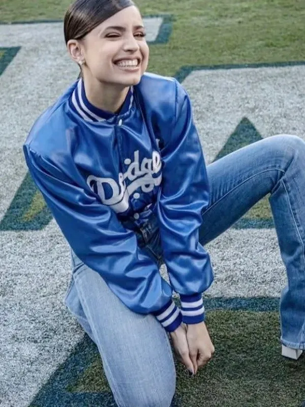 Sofia Carson Dodgers Jacket | Los Angeles Dodgers Jacket