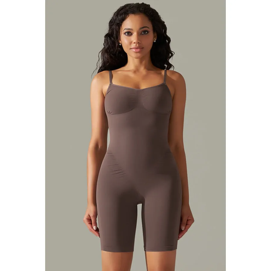 Spaghetti Strap Active Romper