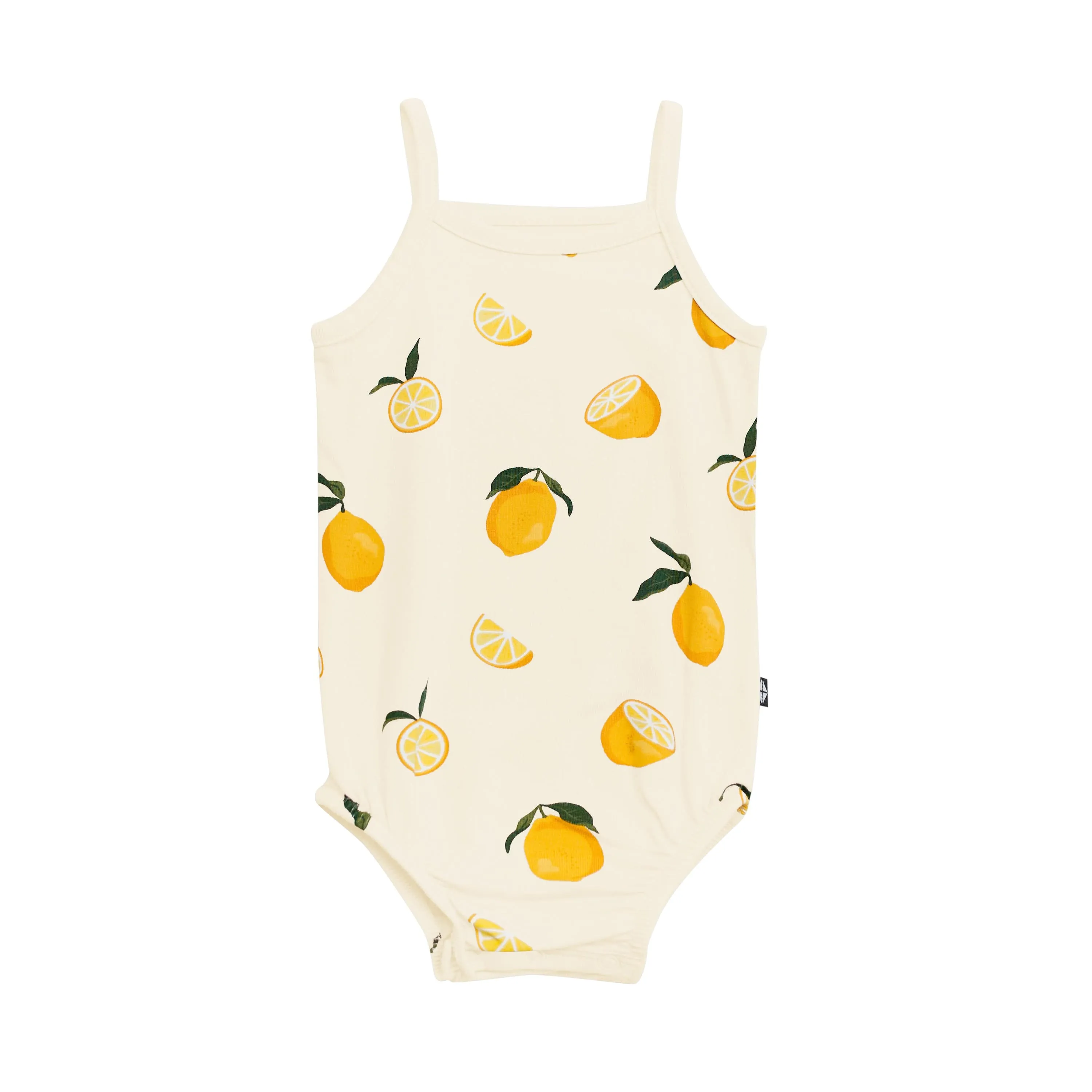 Spaghetti Strap Leotard in Lemon