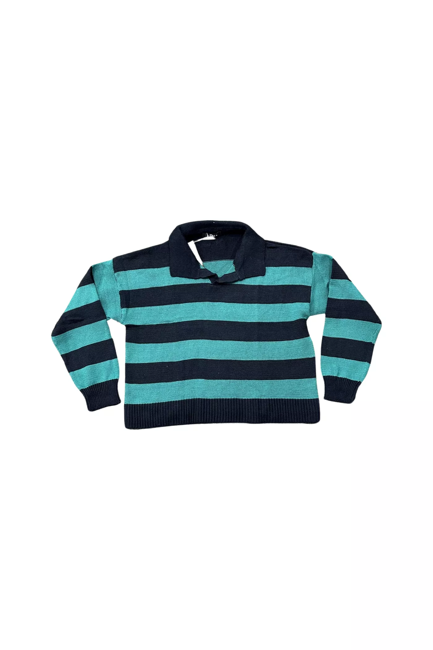 Stripe Polo Sweater