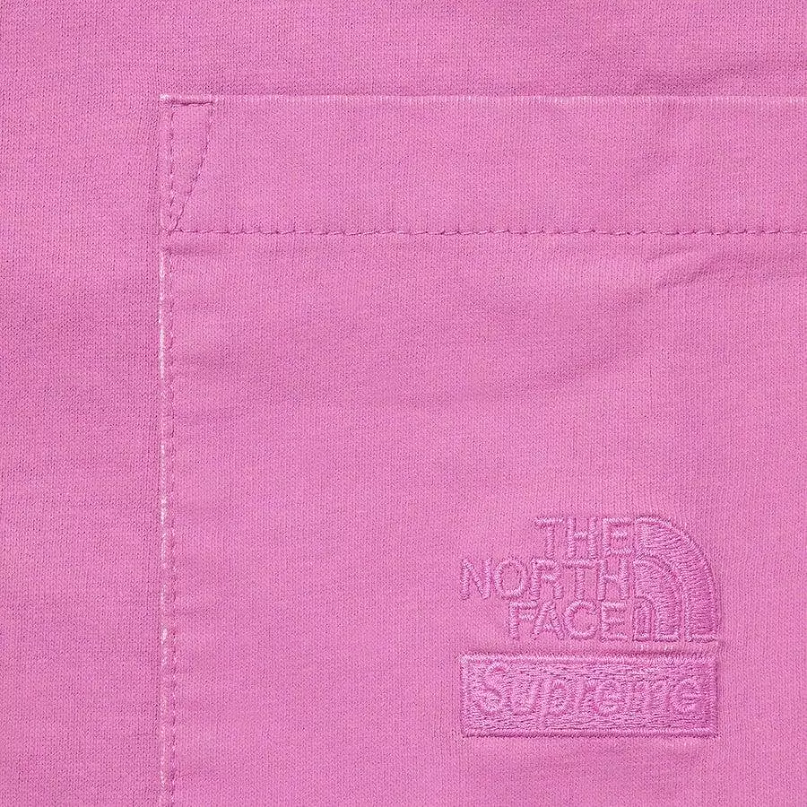 Supreme/ The North Face Pigment Printed Pocket Tee (Pink)