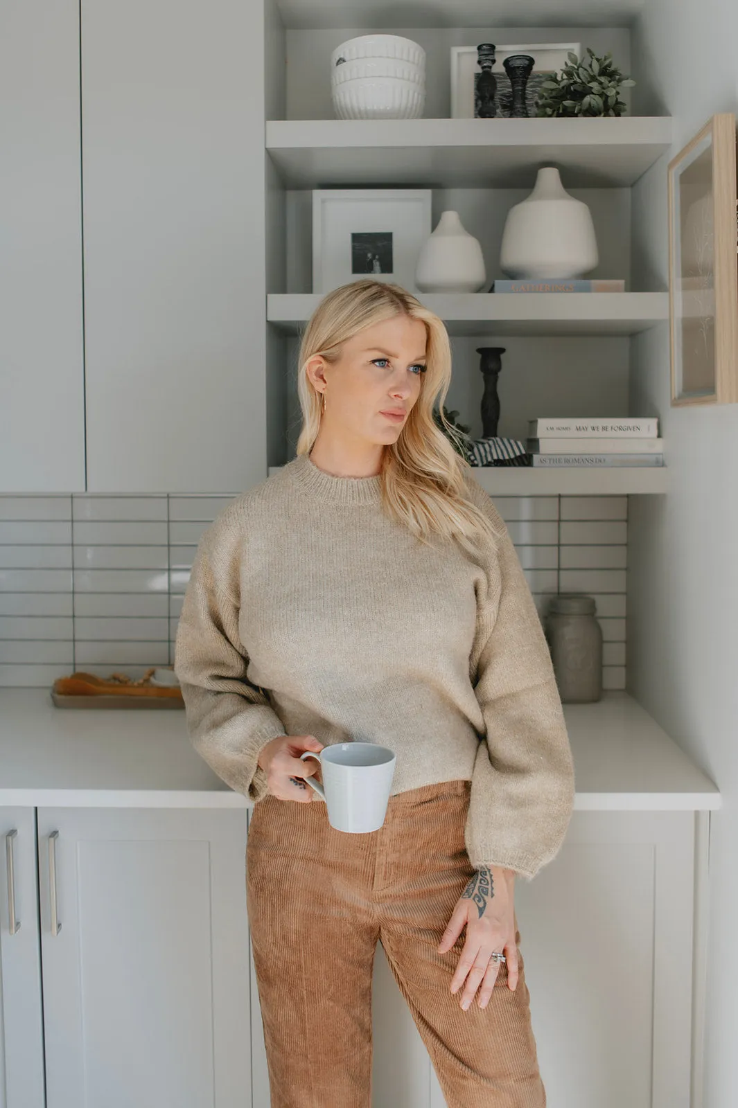 The Faye Sweater - Oat