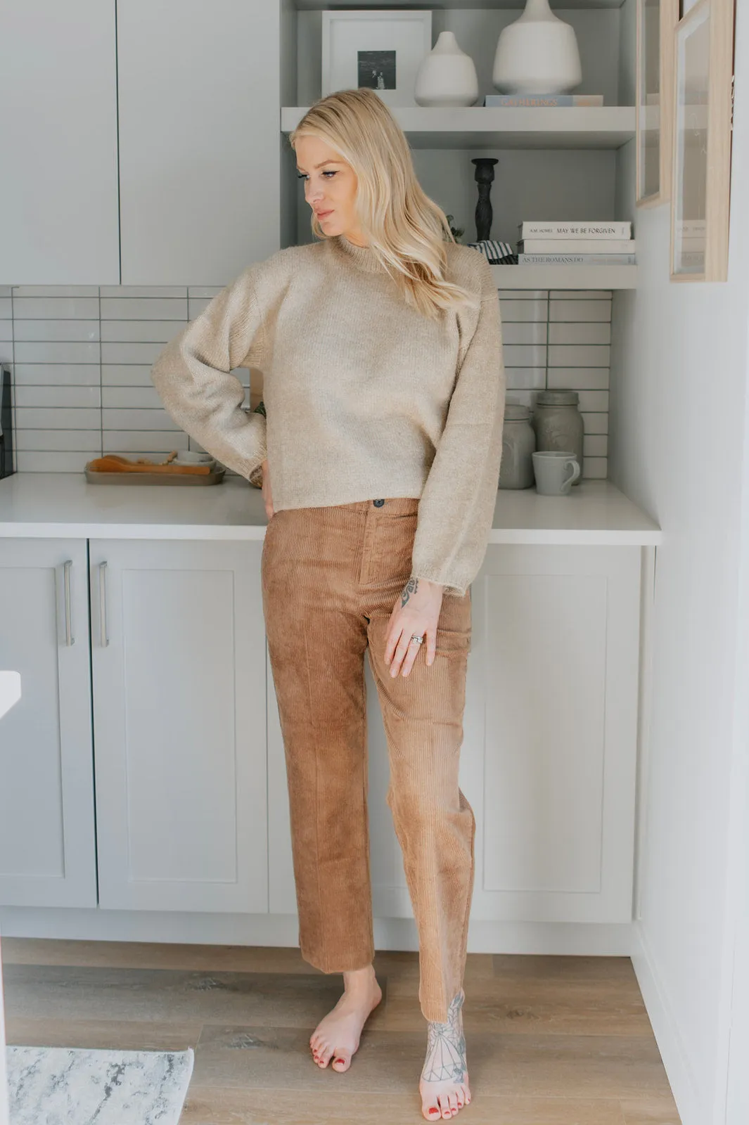 The Faye Sweater - Oat