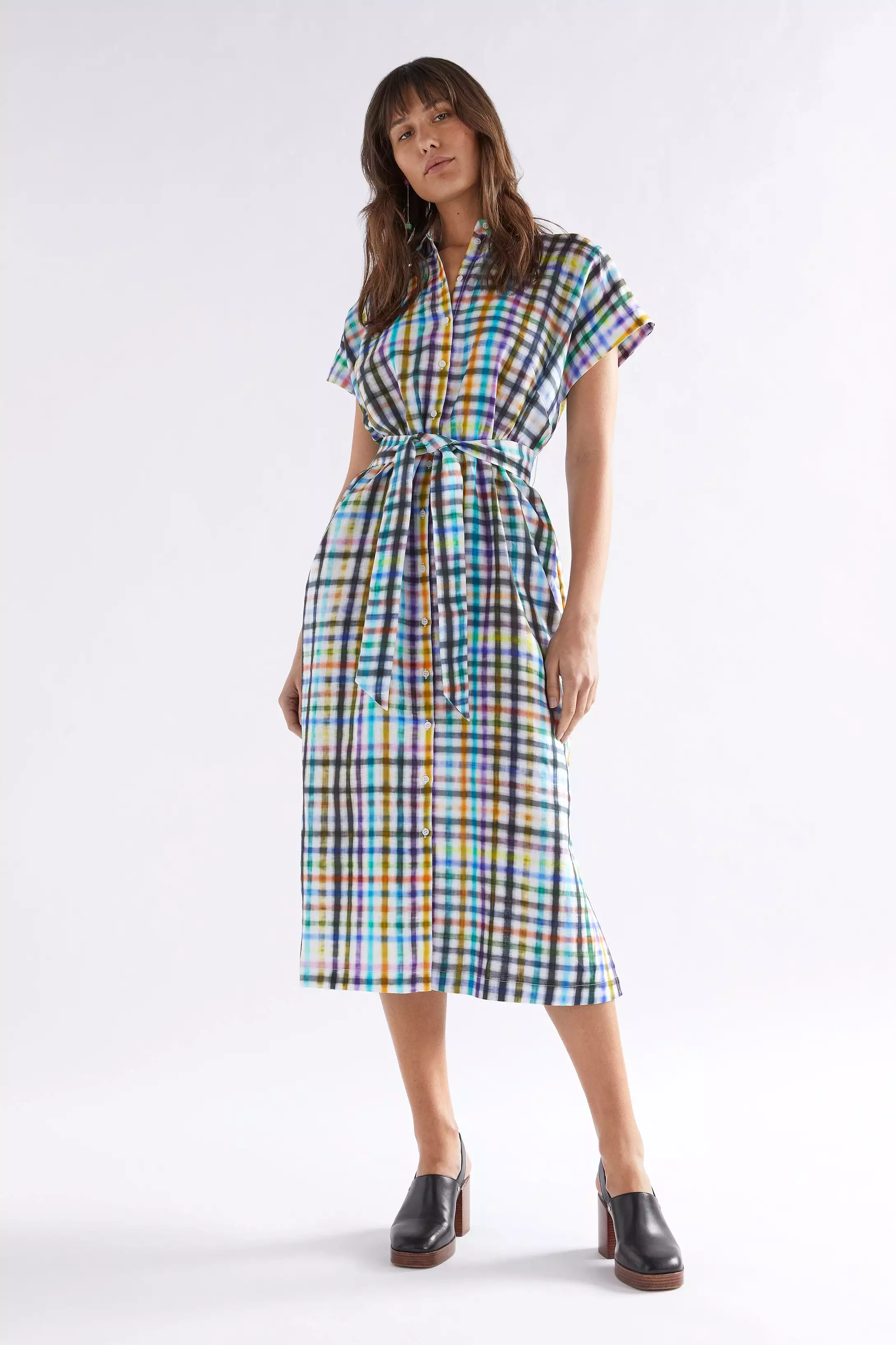 Tilko Soleil Linen Shirt Dress