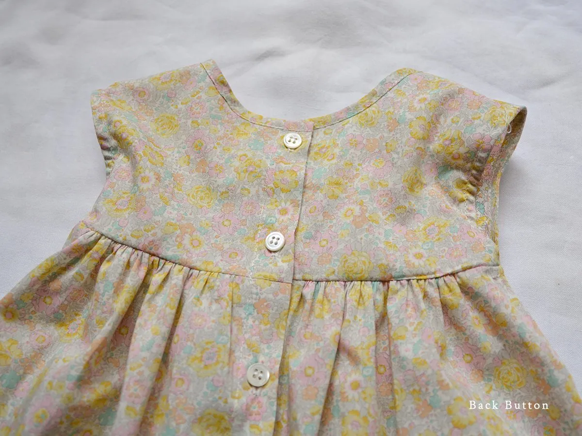 Trish Baby & Kid's Dress - Yellow / Pink Flower