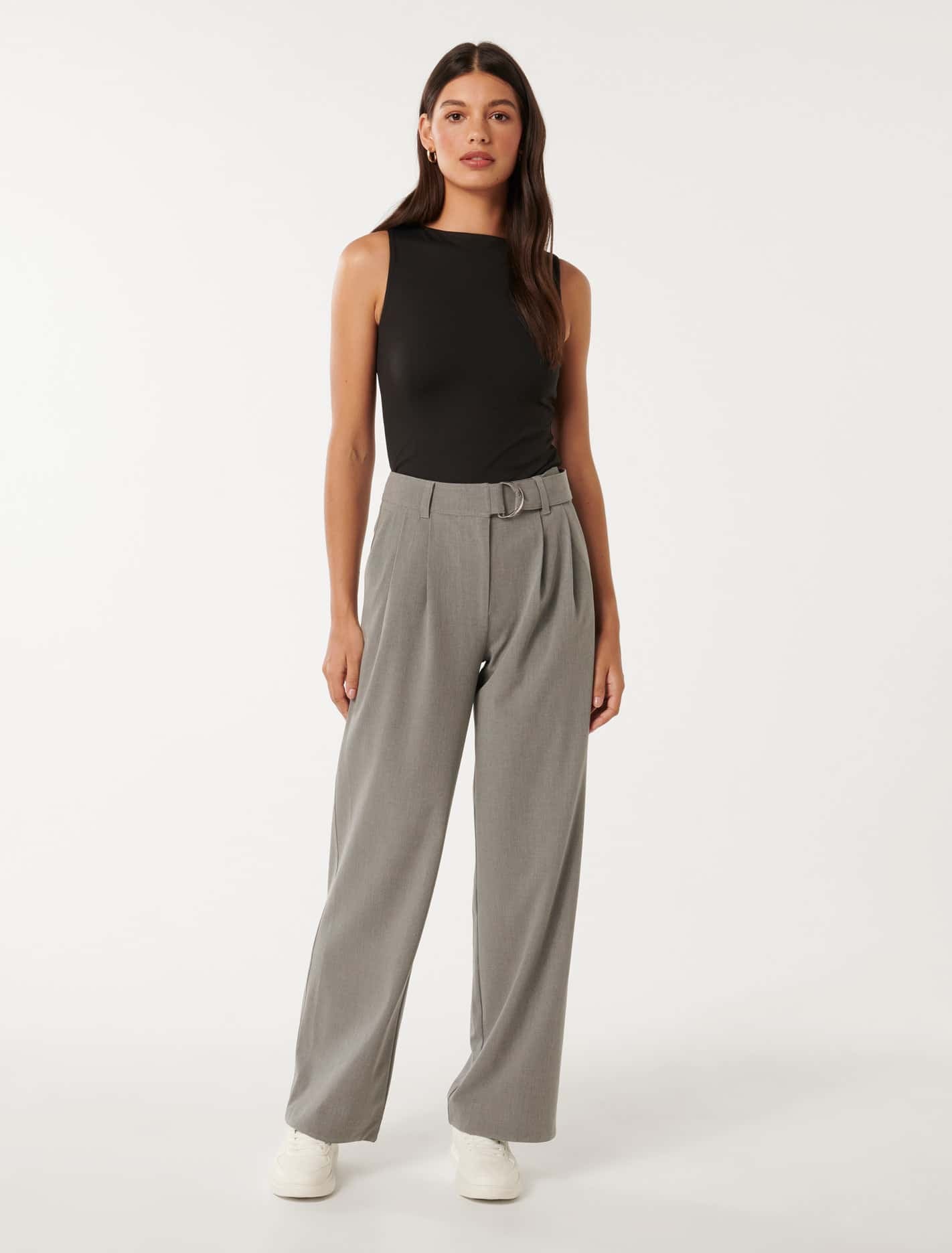 Wilda Belted Wide Leg Pants