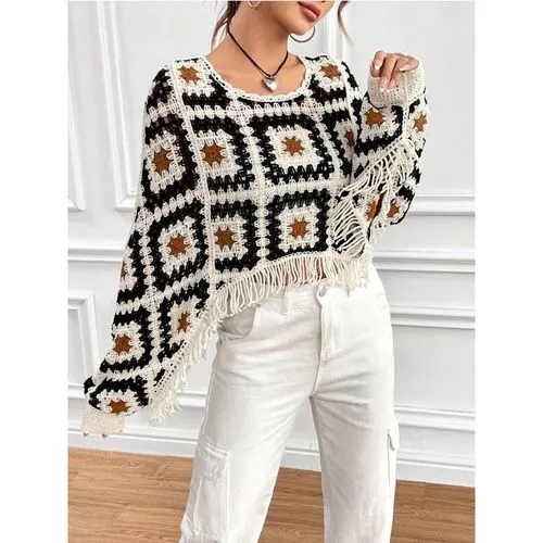 Women's Long Sleeve Sweaters & Cardigans Vintage Style Printing