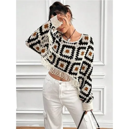 Women's Long Sleeve Sweaters & Cardigans Vintage Style Printing