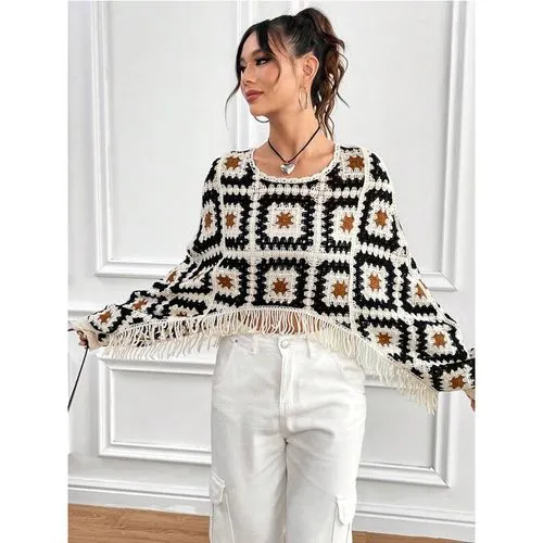 Women's Long Sleeve Sweaters & Cardigans Vintage Style Printing