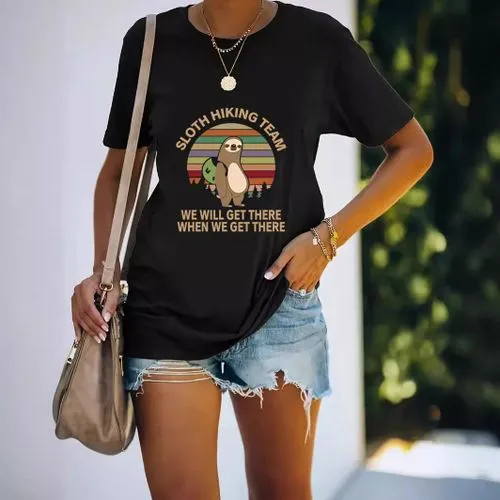 Women's T-shirt Short Sleeve T-Shirts Simple Style Letter