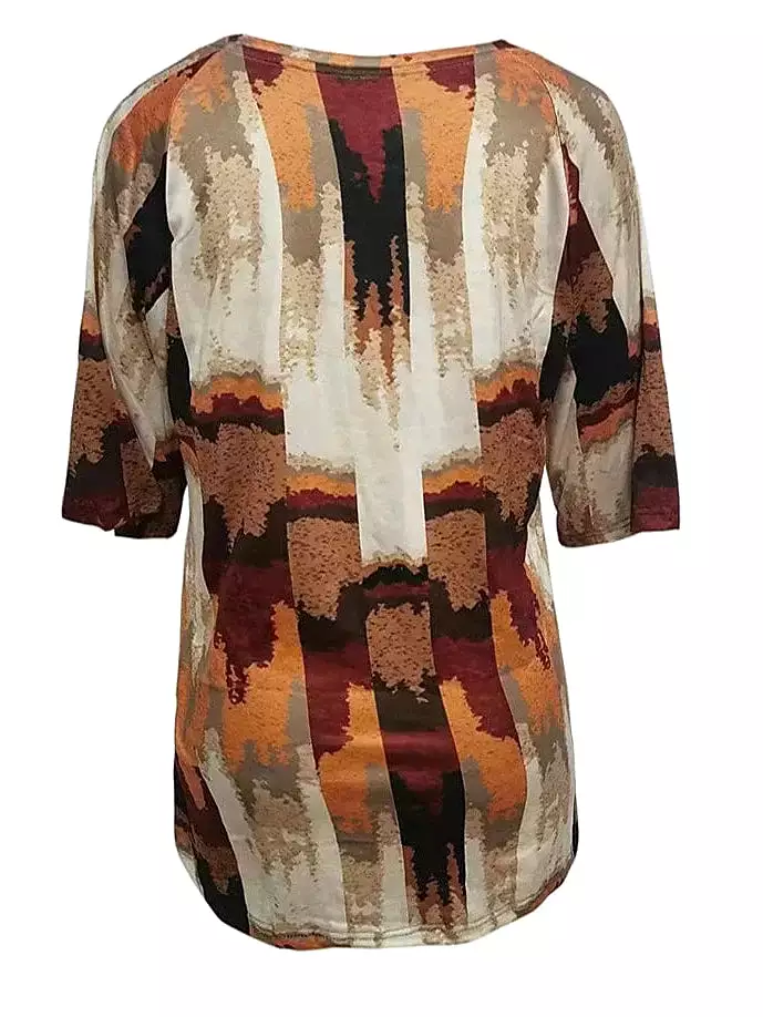 Women's Plus Size Graphic Print Dolman Sleeve Tee